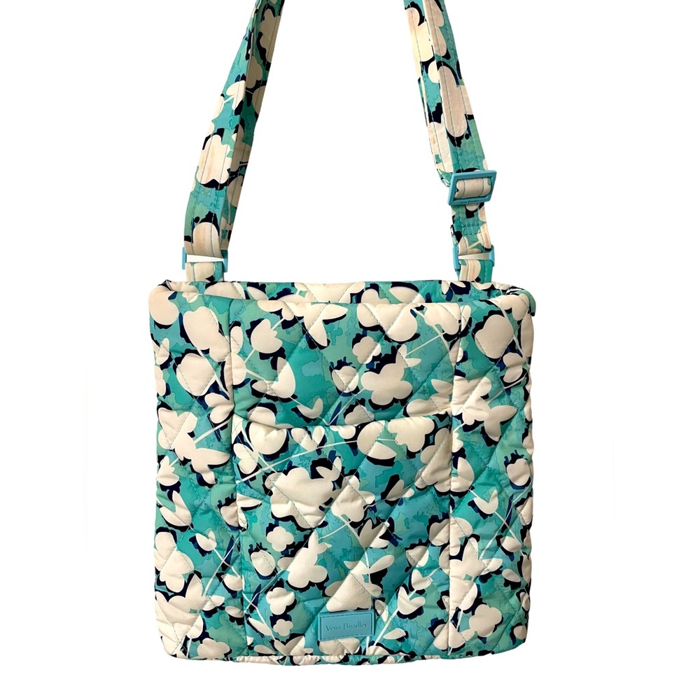 Vera Bradley Ultralight Collection Cut Vines Pattern Hipster Tote